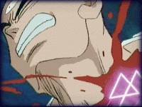 Image: Tenshinhan meets defeat at the hands of the Saiyans