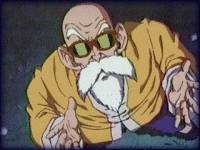 Image: The Turtle Hermit wishes Goku back to life