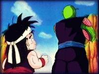 Image: Piccolo goes hard on Gohan