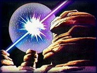 Image: Goku's and Vegeta's energies collide