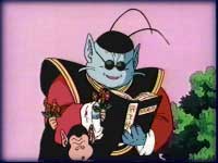 Image: Kaio-sama looks up coordinates for Namek