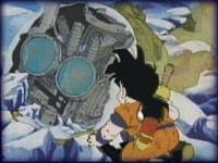 Image: Gohan unearths the robot