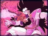 Image: Gohan attacks Raditz