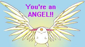 You're an angel! Puu!