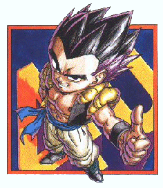 Gotenks, fusion between Goten / Trunks