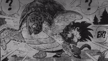El primer encontre entre en Goku i la Tortuga de mar