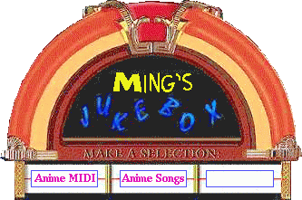 clickable menu for Anime music stuff