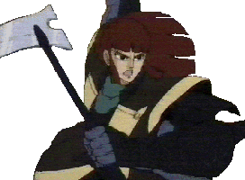 Anubis charging into battle.