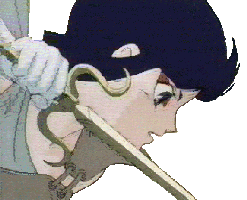 Kayura, a close up with sword.