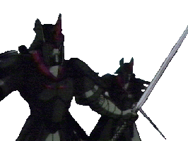 The twin Sand Strikes, swords ready.