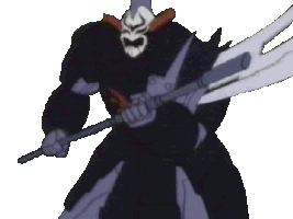 Saranbo, poised and ready.