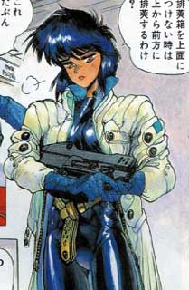 Motoko en el manga