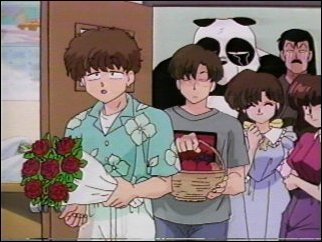 Visiting Ranma in the hospital