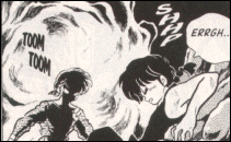 Ryoga loses it on Ranma