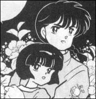 Akane imagines what Nabiki and Ranma are doing