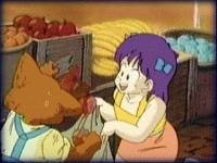 Image: Ena and Jink steal some fruit