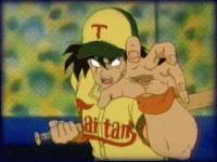 Image: Yamucha's unconventional batting stance