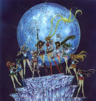 Super Sailor Moon y las guerreras del sistema solar