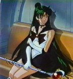 Sailor Pluto momentos antes de morir