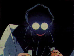 Tomoe trabaja en su laboratorio