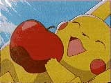 Pika and an apple!