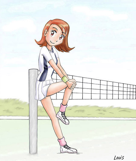 "Tennis anyone?"